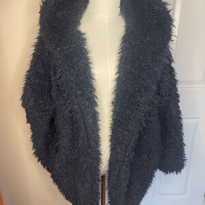 EXPRESS Cozy Black Fuzzy Sweater